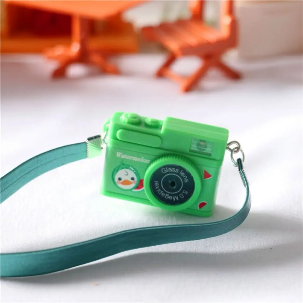 Dollhouse Decoration Ob11 Dollhouse Miniature Camera Retro BJD Miniature Digital Camera Cute Cool Doll SLR Camera 1/6 Doll