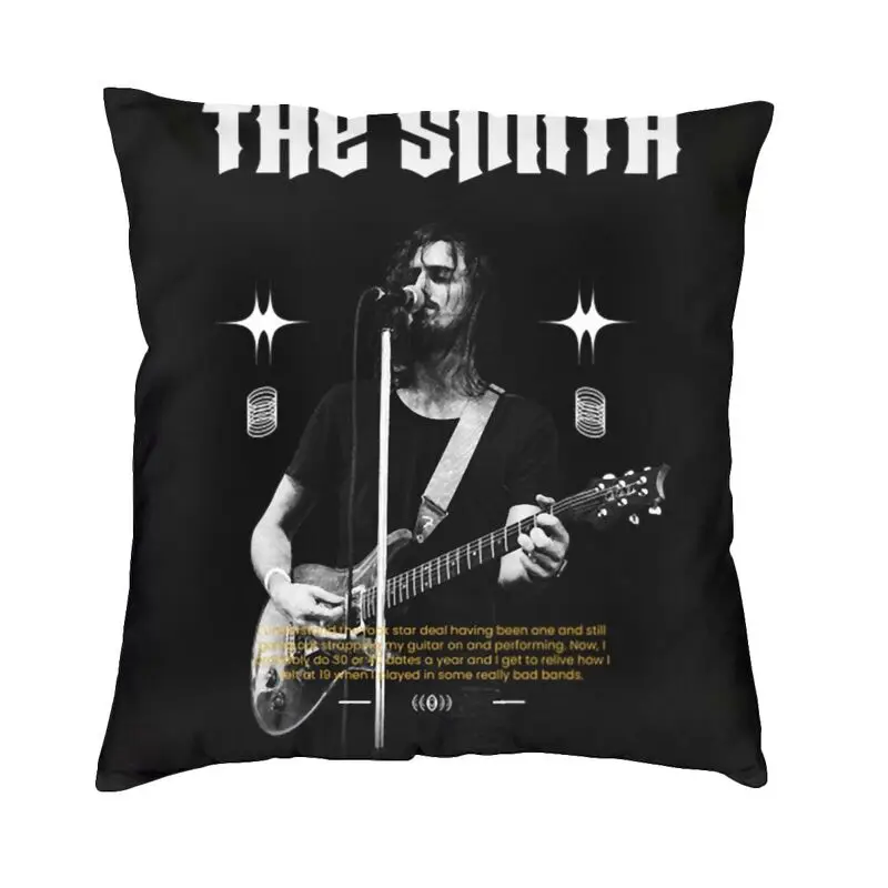 Alternative Rock Band Smiths Cushion Cover 45x45cm Soft Velvet Modern Pillows Case Home Decor