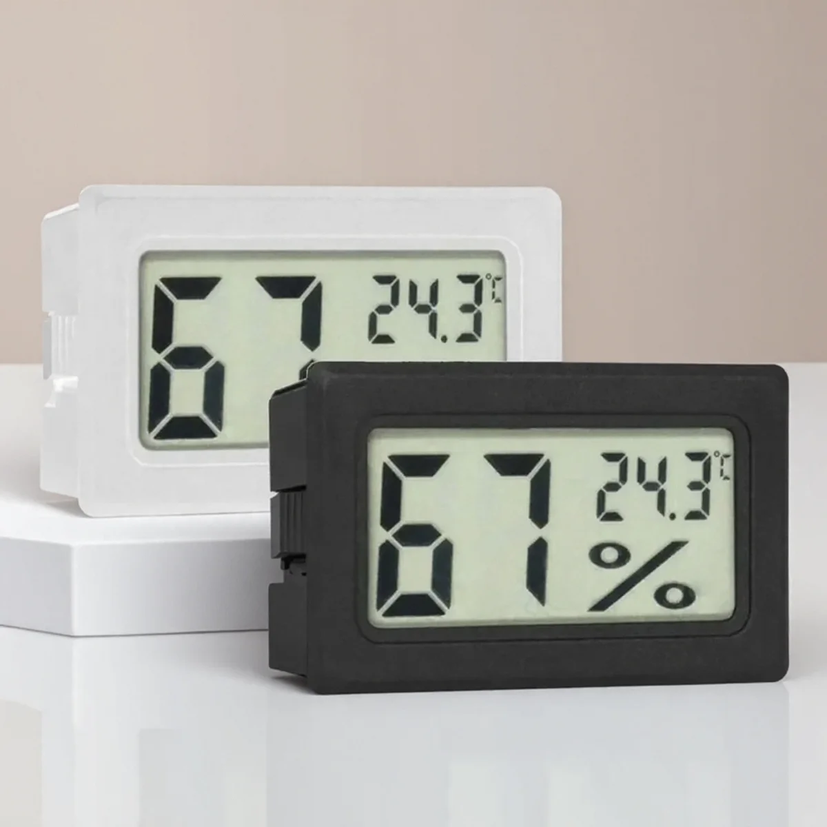 Digital Thermometer and Hygrometer Indoor Thermo Hygrometer High Precision Electronic Temperature Humidity Monitor for Home Use