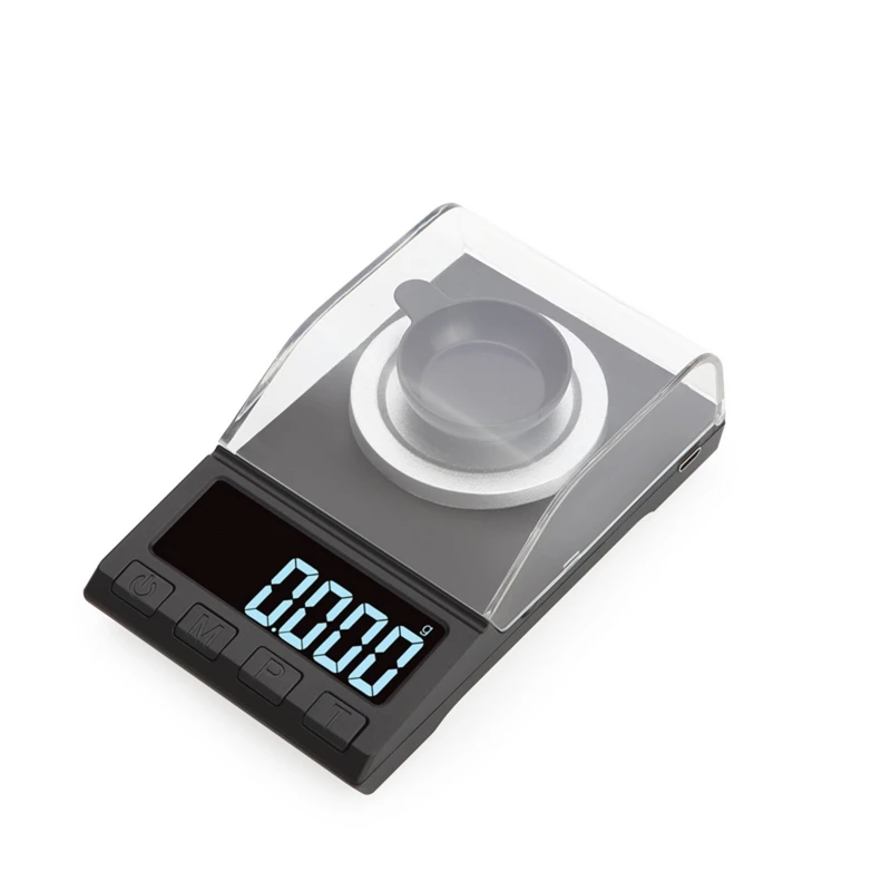 High Digital Milligram Jewelry Scale Reloading Jewelry & Scale Calibration Weights Pan 10/20/50g 0.001g