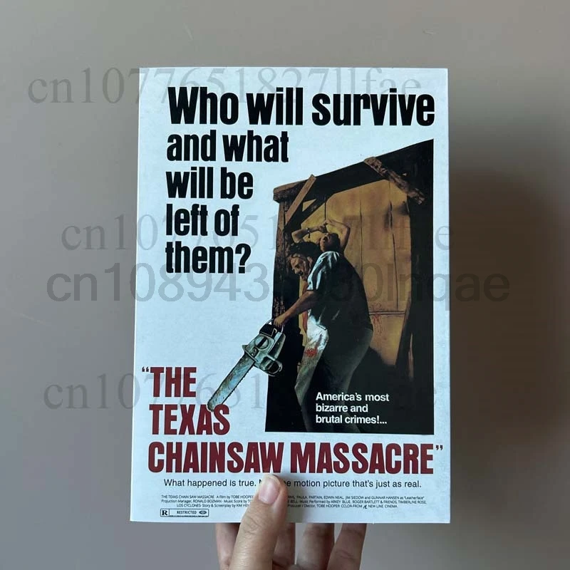 Leatherface The Texas Chainsaw Massacre Fortieth Anniversary Horror Movie Characters Action Figure Model Toys Horror Doll Gift view 5