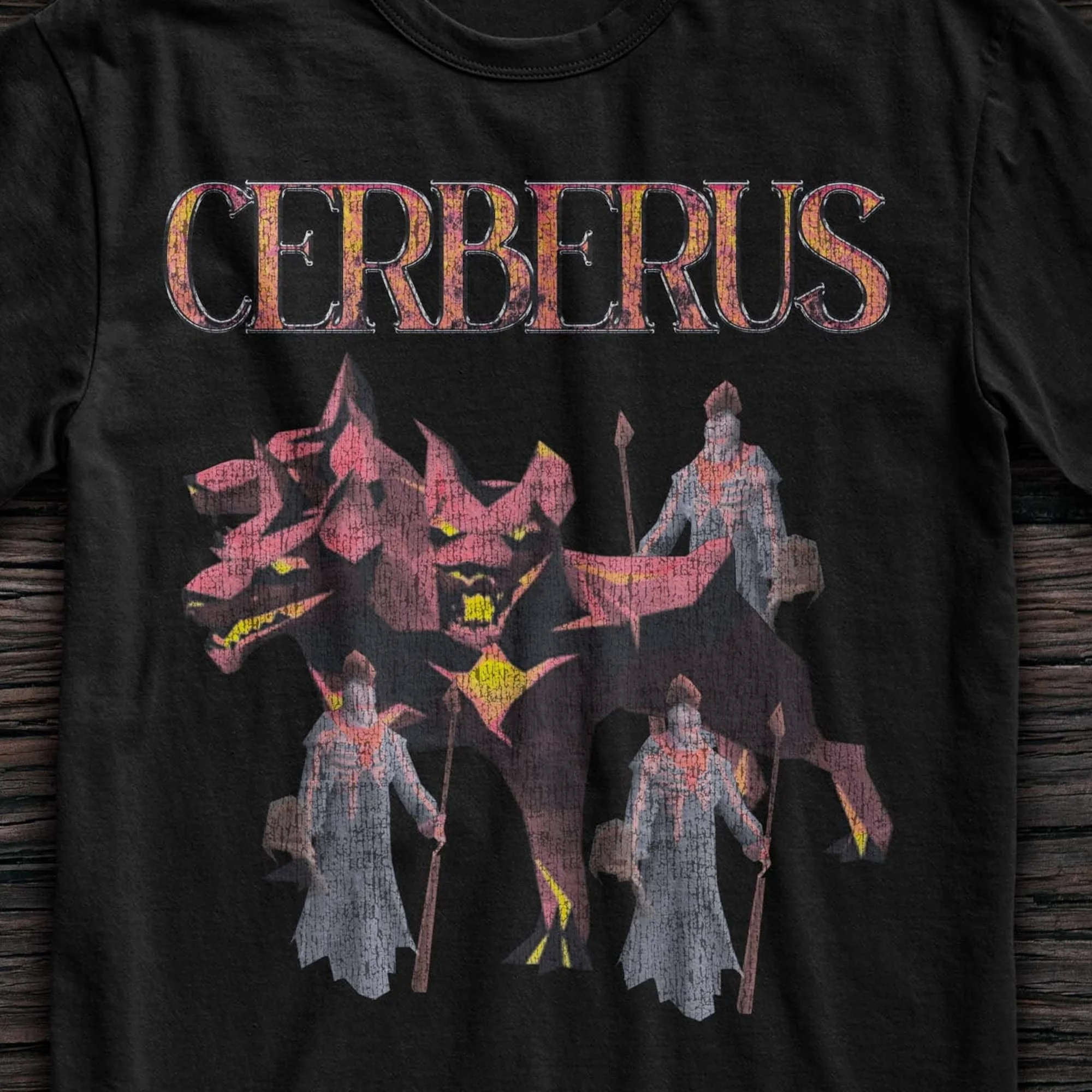 Vintage Style Cerberus Osrs T Shirt