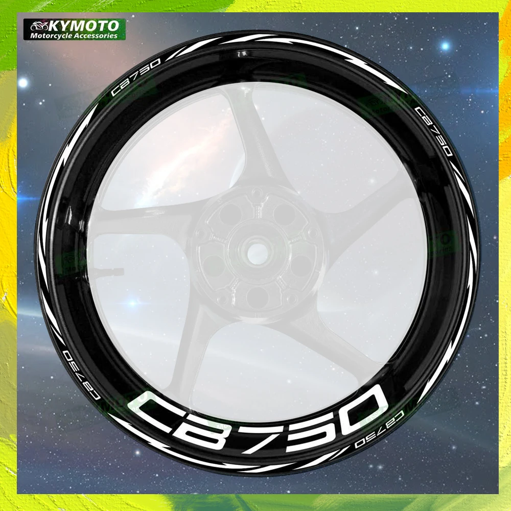 

For Honda CB750 CB 750 reflective motorcycle front and rear wheels 17 inch stickers hub stripes fairing accessories decals