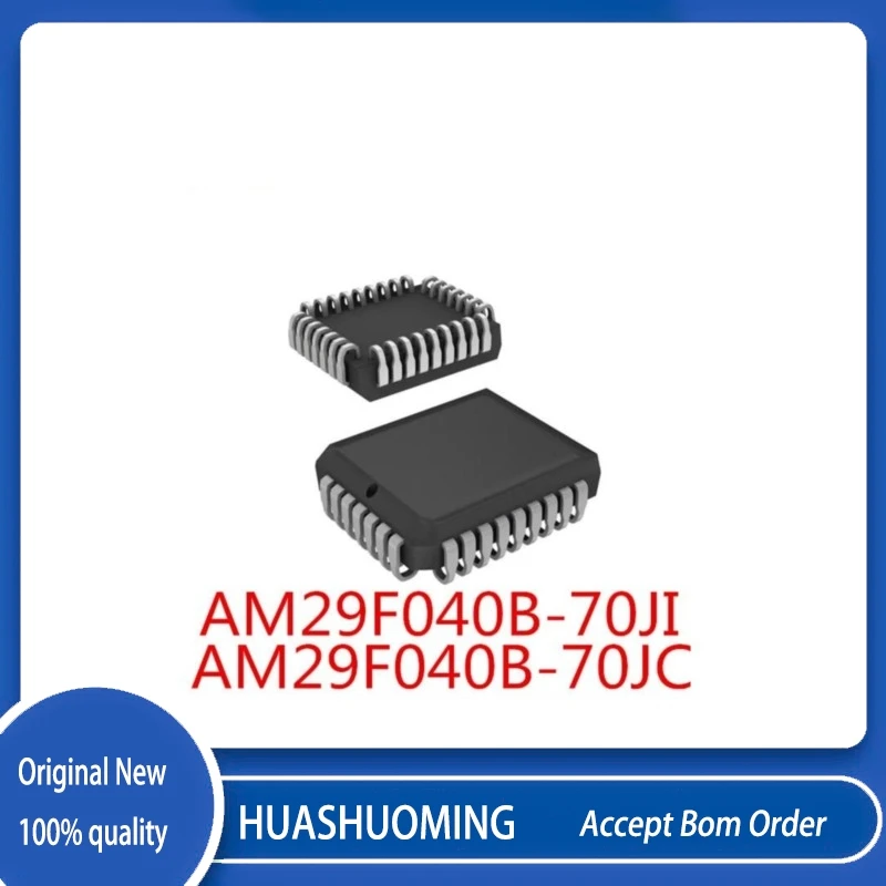 10Pcs/Lot  AM29F040B-70JI AM29F040B-70JC  AM29F040B-70 AM29F040B  29F040B-70JC   PLCC32