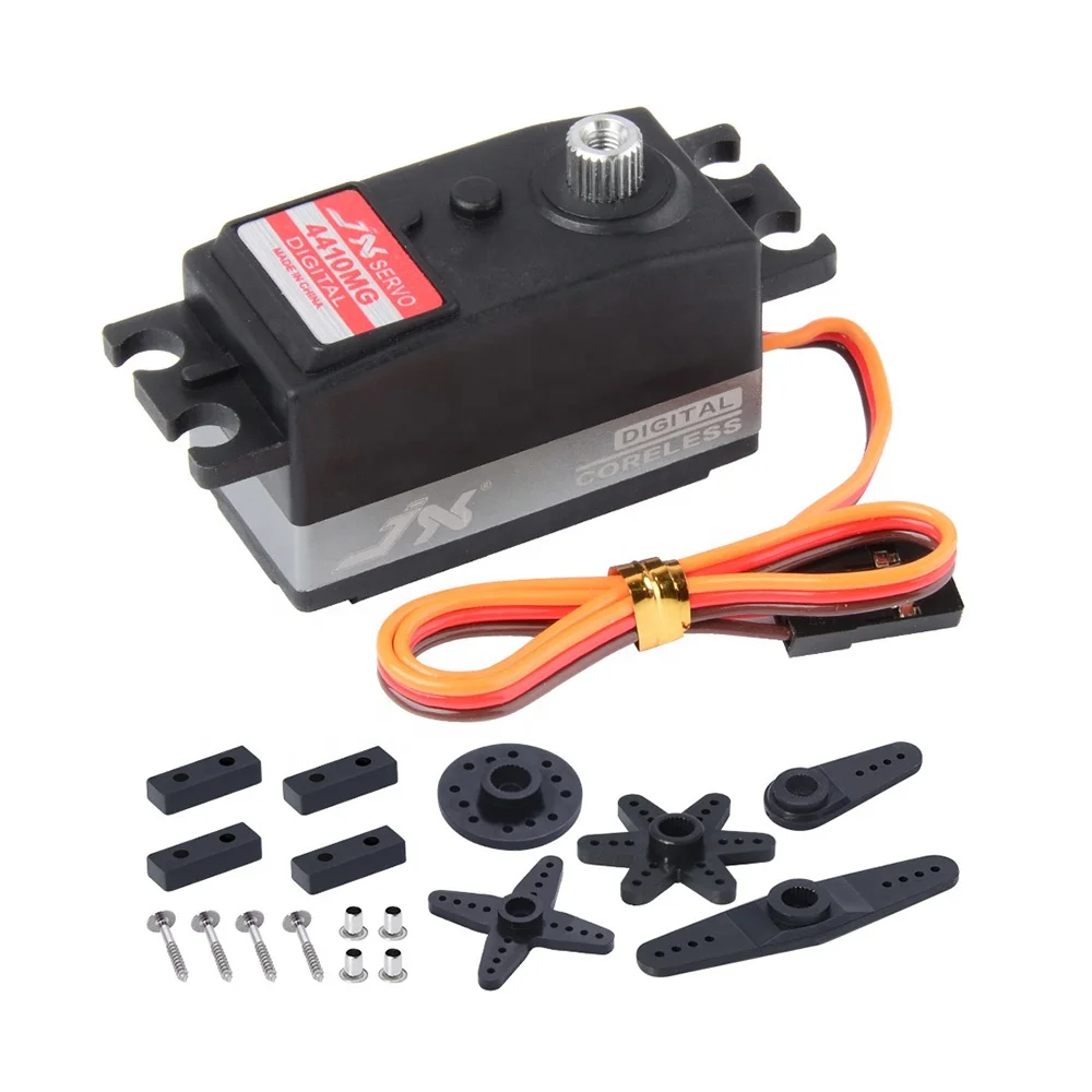 JX Servo PDI-4410MG Digital Servo for 1/8 1/10 RC Cars 10KG Metal Gear Coreless Motor Product Category RC Parts & Accs