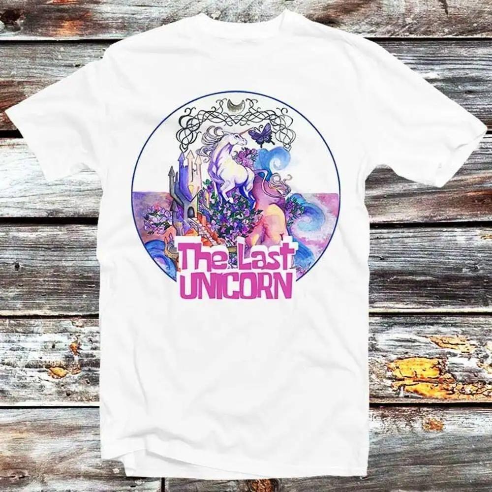 

The Last Unicorn Vintage Movie T-Shirt Trend Fashion Style Top Tee B103