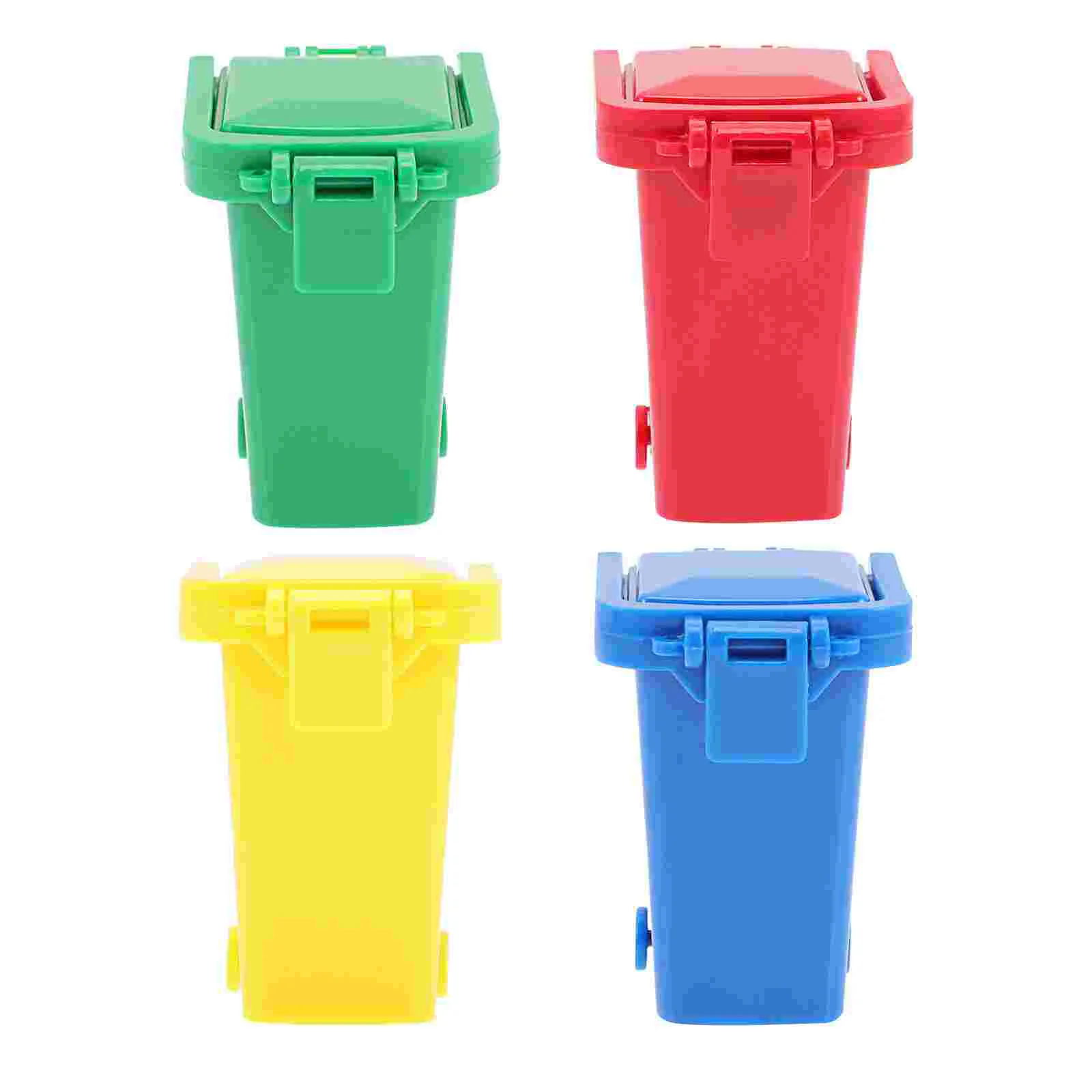 

Small Trash Can Garbage Sorting Bin Mini Toys for Kids Cans Office Supplies Abs Child Children's