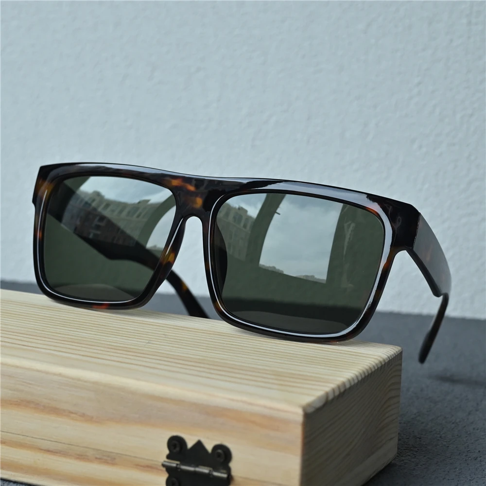 Vazrobe 165mm übergroße schwarz polarisierte Sonnenbrille Männer große riesige Sonnenbrille für männliche flache Steampunk großes großes Gesicht 9