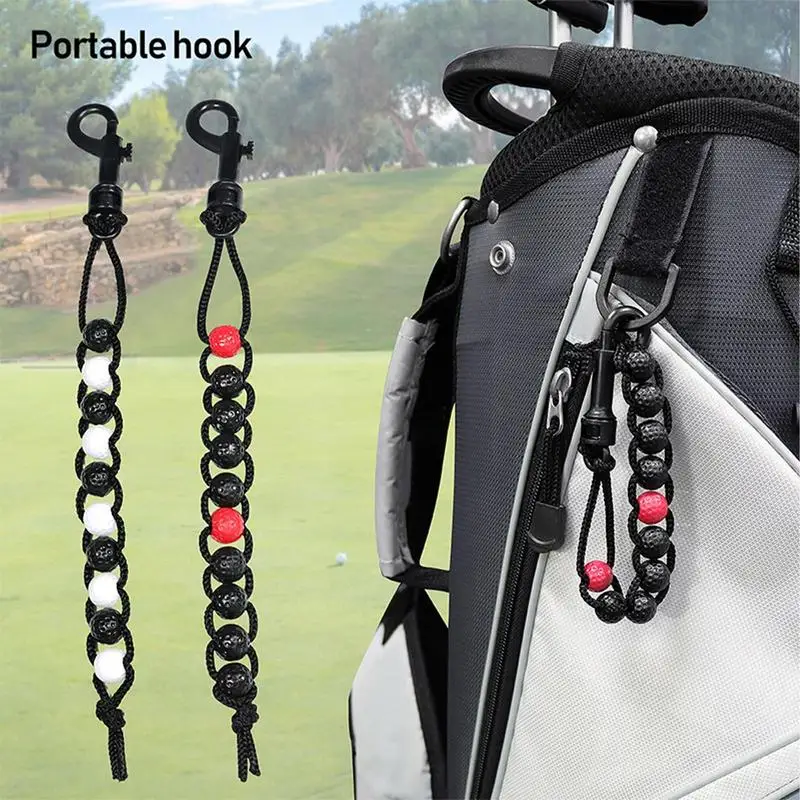 Beaded Golf Counter Golf Scorer Golf Accessories Portable Counting Tools Outdoor Sports Match Counter Bead String Scorer