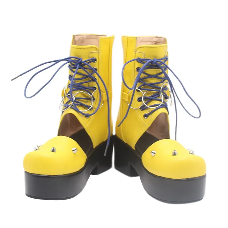 A.B.A Cosplay Schuhe PU Leder Schuhe Anime Zubehör Cosplay Requisiten Halloween Karneval Stiefel Nach Maß