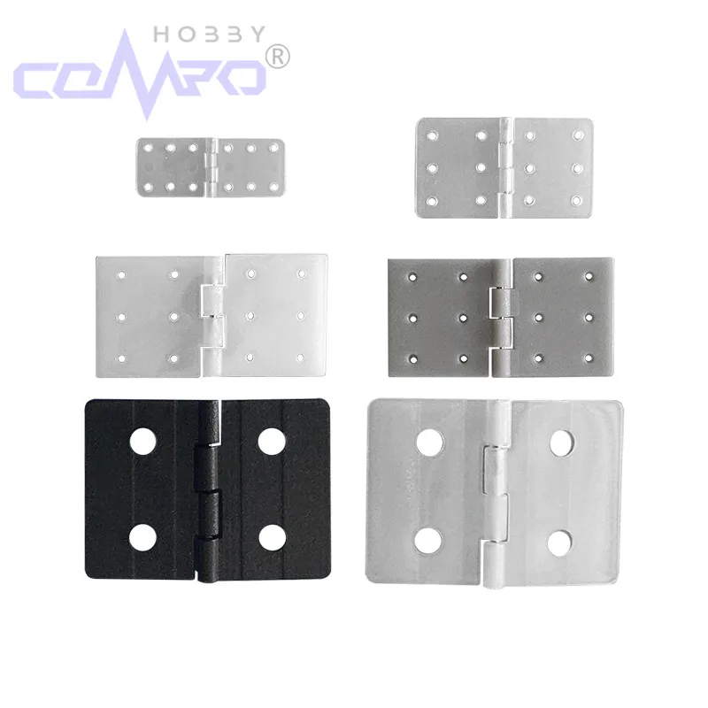 20 Pcs Nylon Pinned Hinges Color White/Grey/Black With Removable Split Pin For KT foam Fixed Wing RC Aircraft Model Plane
