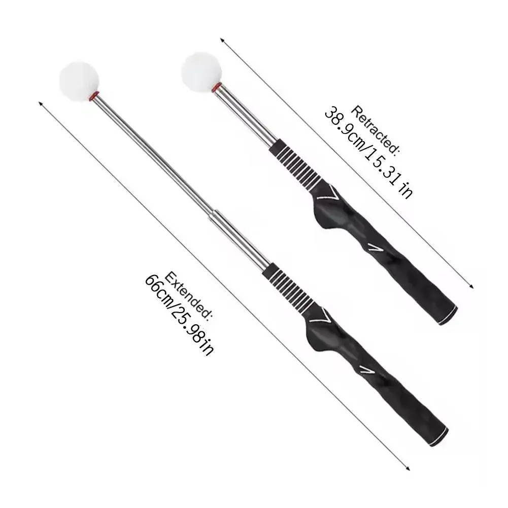 Golf Swing Trainer Alignment Gesture Correct Wrist Grip Strength Practice Stick Indoor Sound Training Aids
