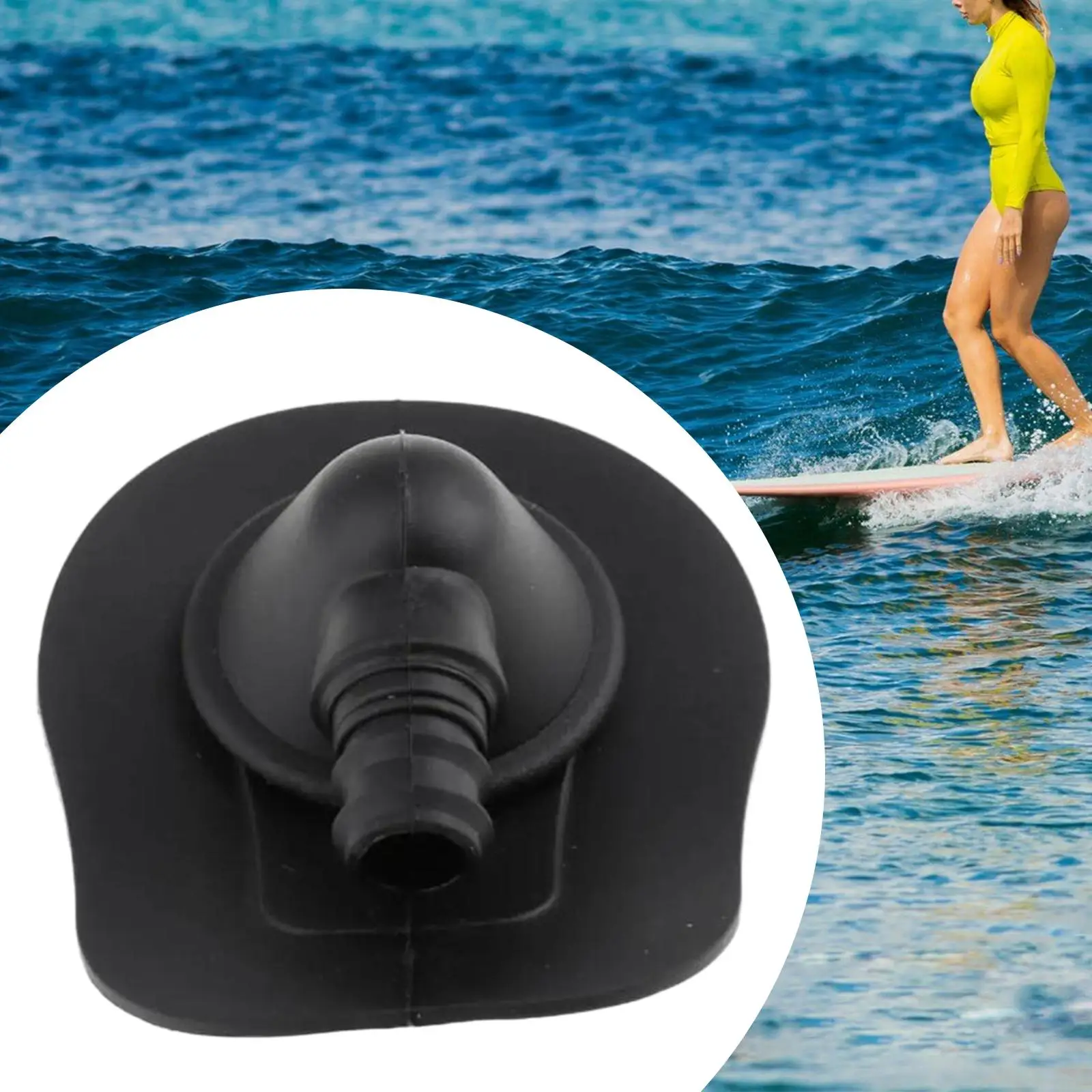 Surfing Kite Bladder Valve Kiteboarding Valve Black Universal Equipment Accessories Kitesurfing Valve for Outdoor Activities