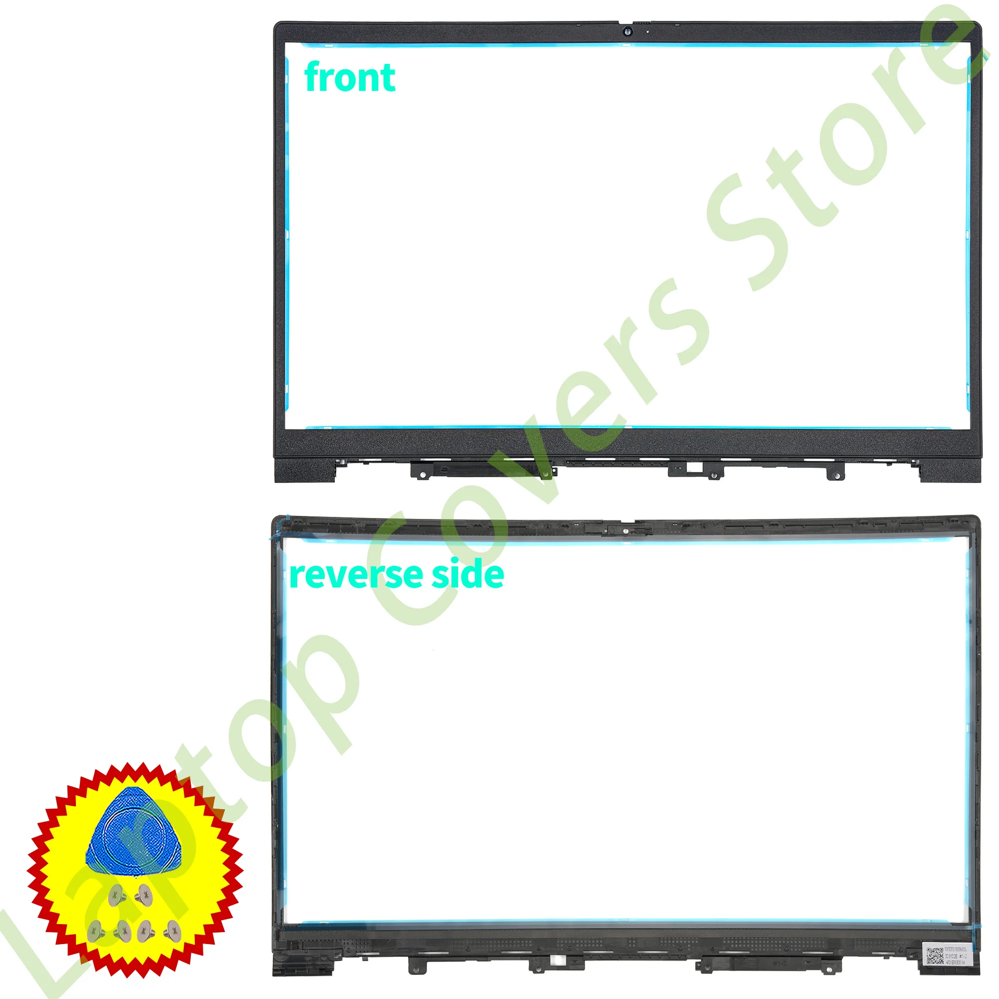 Imagem -03 - para Thinkbook 15 g2 Itl São Cobre Lcd Capa Traseira 5cb1b34808 Moldura Frontal 5cb1b34809 Dobradiças Hingcover Inferior Substituir Novo