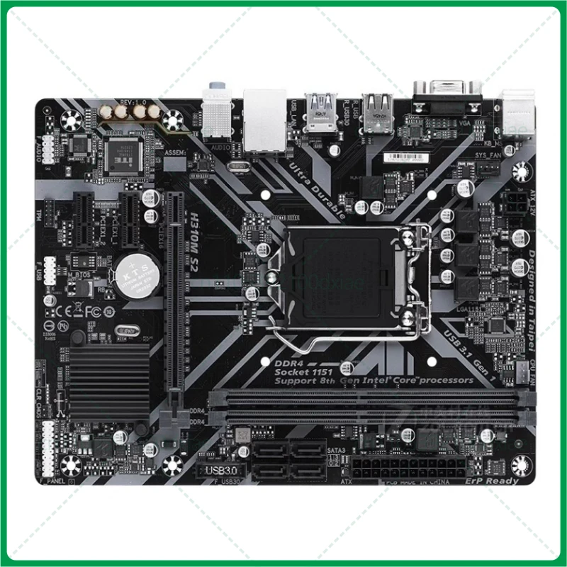 Used For GIGABYTE H310M-S2 2.0 motherboard supports 1151-pin DDR4 with 6789th generation CPU