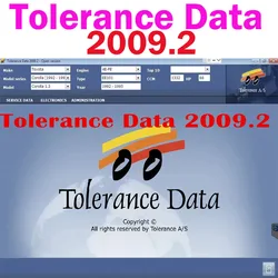 2024 Newest  Tolerance Data 2009.2 Software with Free Keygen Unlimited Activator+Install Video Guide Multi-language Car Repair