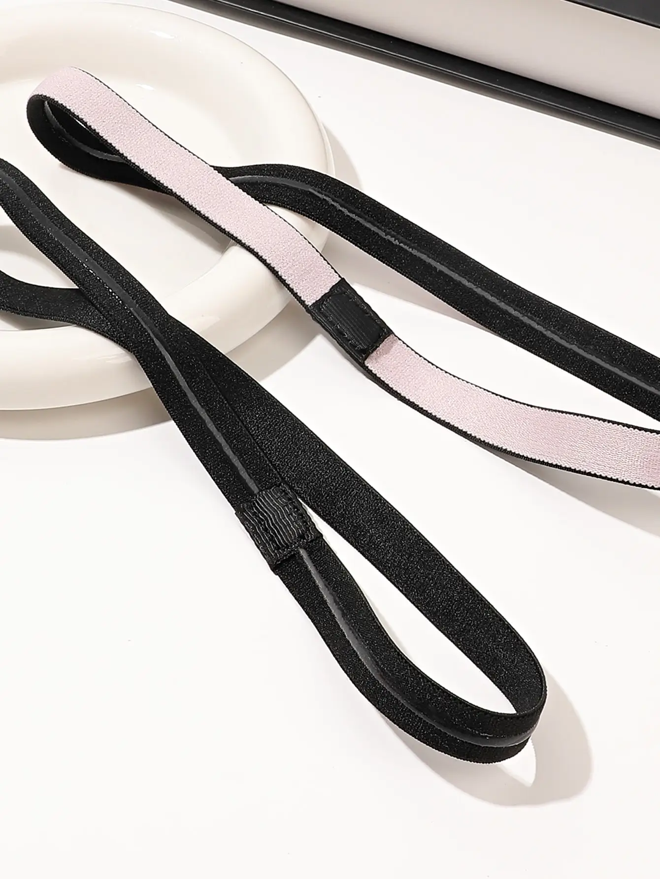 3/6 قطعة عصابات اليوغا الرياضية فتل العرق الشعر الأطواق مرونة عالية سليم تجريب عدم الانزلاق العصابات الشعر #2