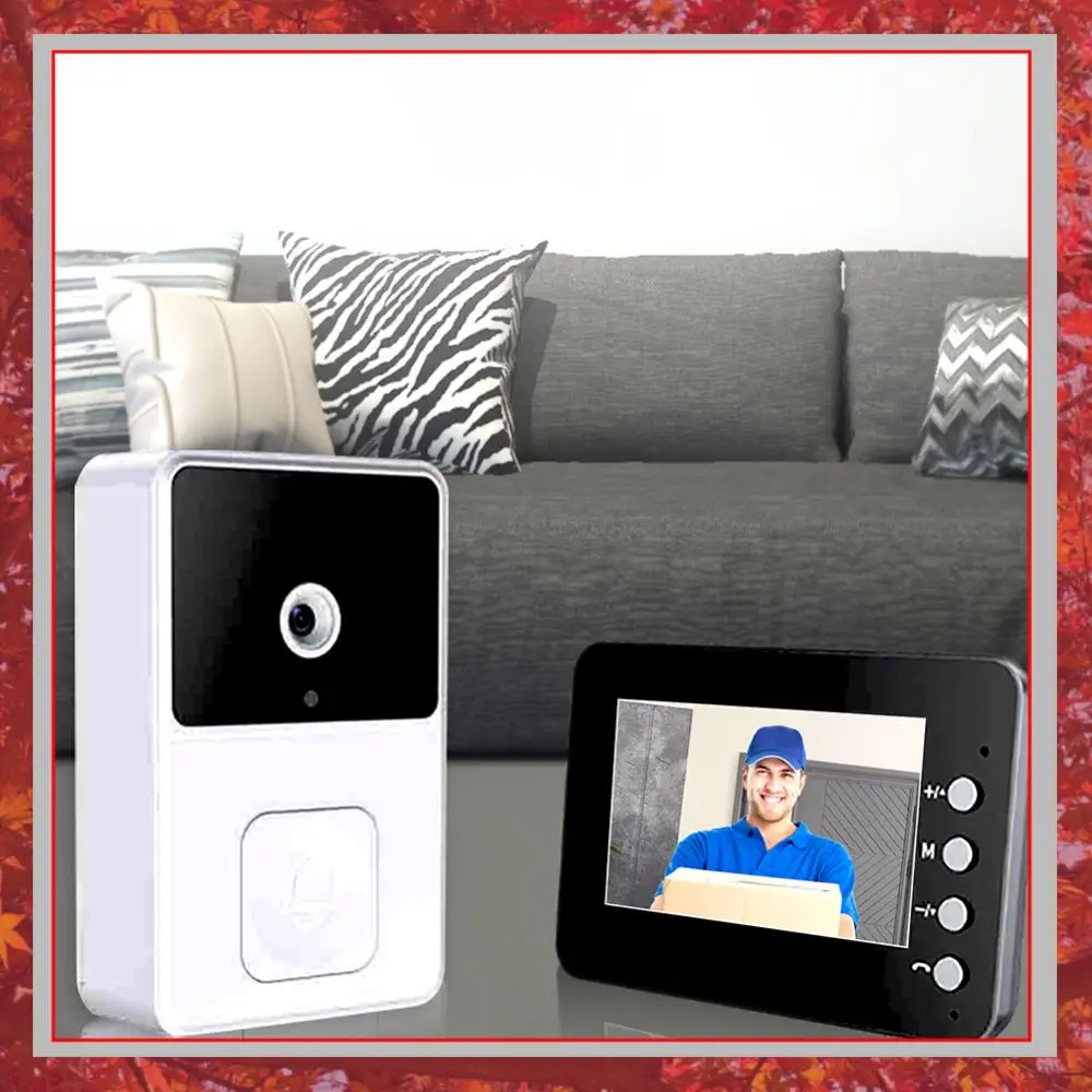 

Беспроводной видеодомофон с IPS-экраном 4,3 дюйма, инфракрасным ночным видением, Wi-Fi 2,4 ГГц и двусторонней связью для семейных квартир