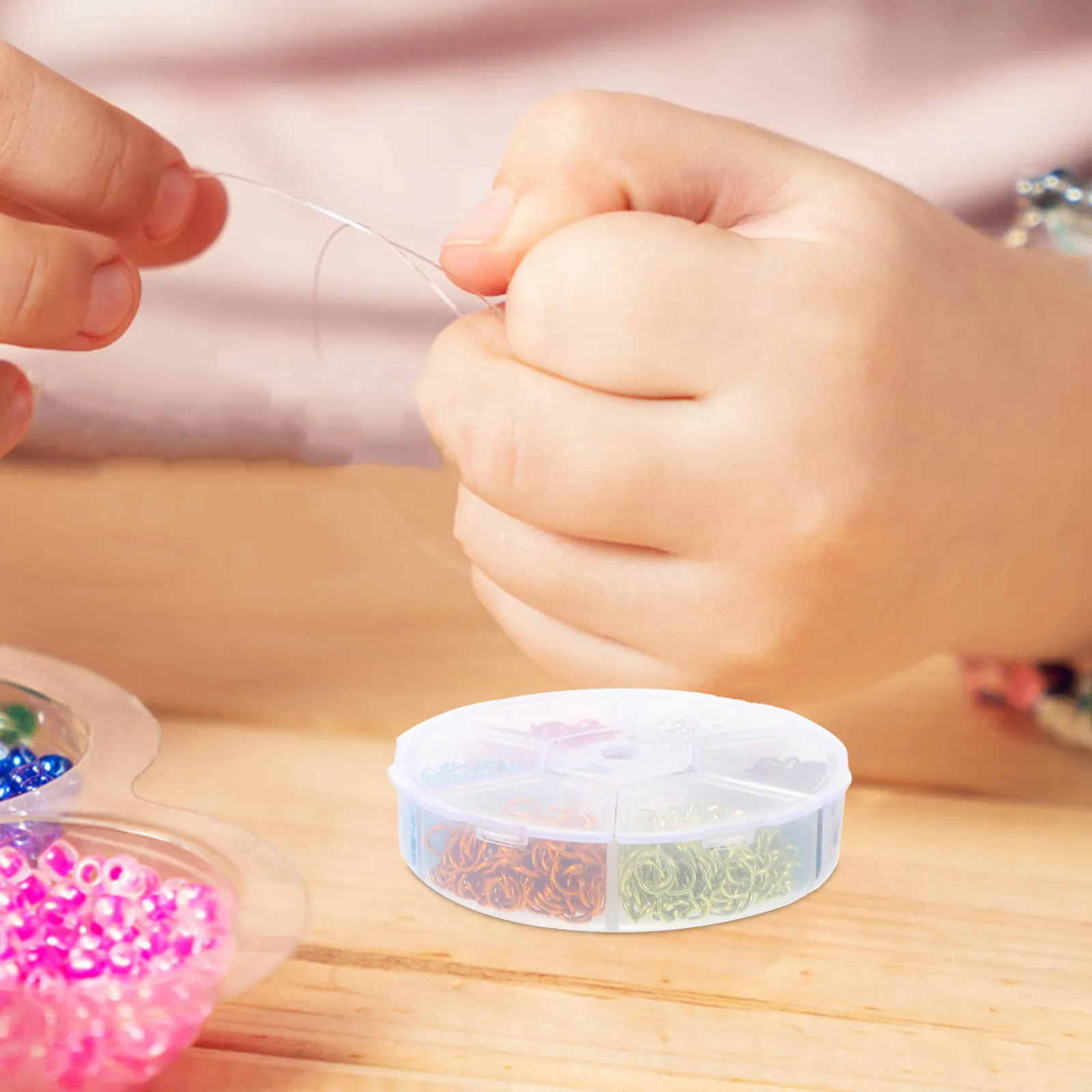 

Box Jewelry Making Jump Rings Mixed Color Aluminum Open Metal Rings Necklace Connector Earrings Bracelet DIY Supplies