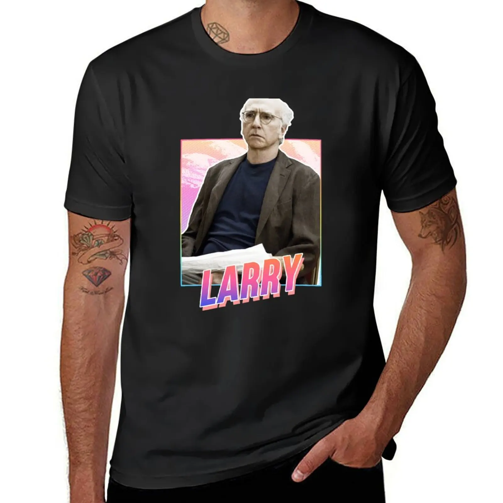 

Larry David - 80s T-Shirt tops cute clothes vintage customizeds Men's t shirts