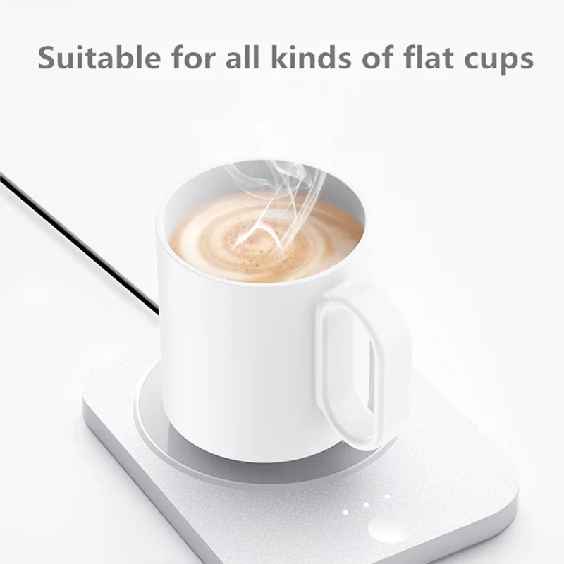 Coffee Cup Heater Mug Constant Temperature USB Heating Home Milk Tea Water Thermostatic Adjustable Coasters Cup-BAAQ