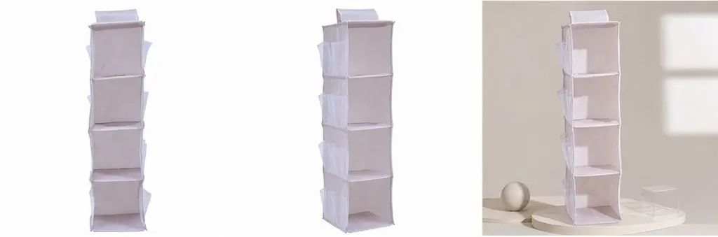 Premium Multi-Layer Hanging Closet for Lingerie Underwear Bras Socks Bags Dresses Sweaters Jackets T-Shirts Dust Moisture