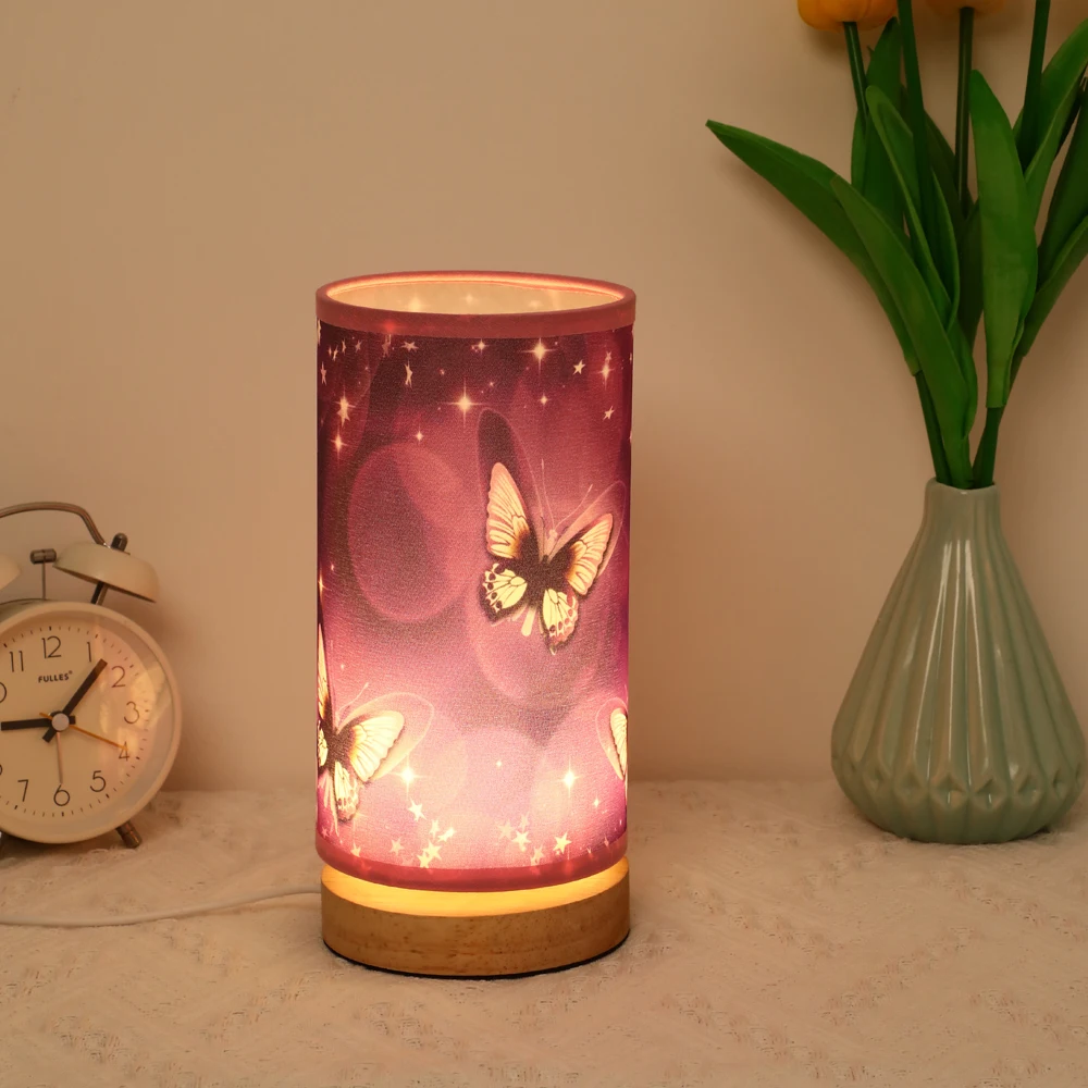 Small Table Lamp Bedside Warm LEDins Butterfly Creative Night Light