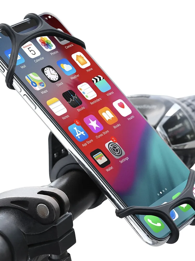 AliExpress cycle zone Bicycle Bracket Universal Shockproof Elastic Silicone Base Phone Bracket Cycling Bike Mountain Bike Bike Phone Dvr Gps Bracket