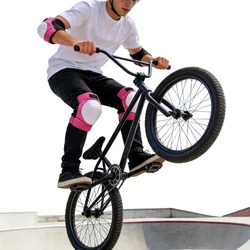 6Pcs Kids/Adults Knee Pads Elbow Pads Wrist Guards Protective Gear for Skateboarding Roller Skating Cycling Bicycle