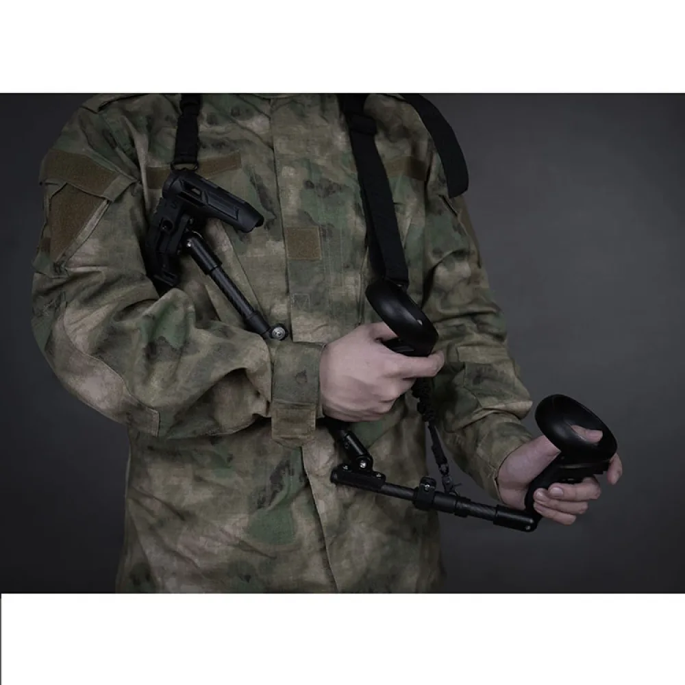 ملحقات ألعاب الرماية VR دعامة بندقية من ألياف الكربون خفيفة الوزن، مناسبة لـ Pico Neo 3/ 4 4pro، لمؤشر الصمام