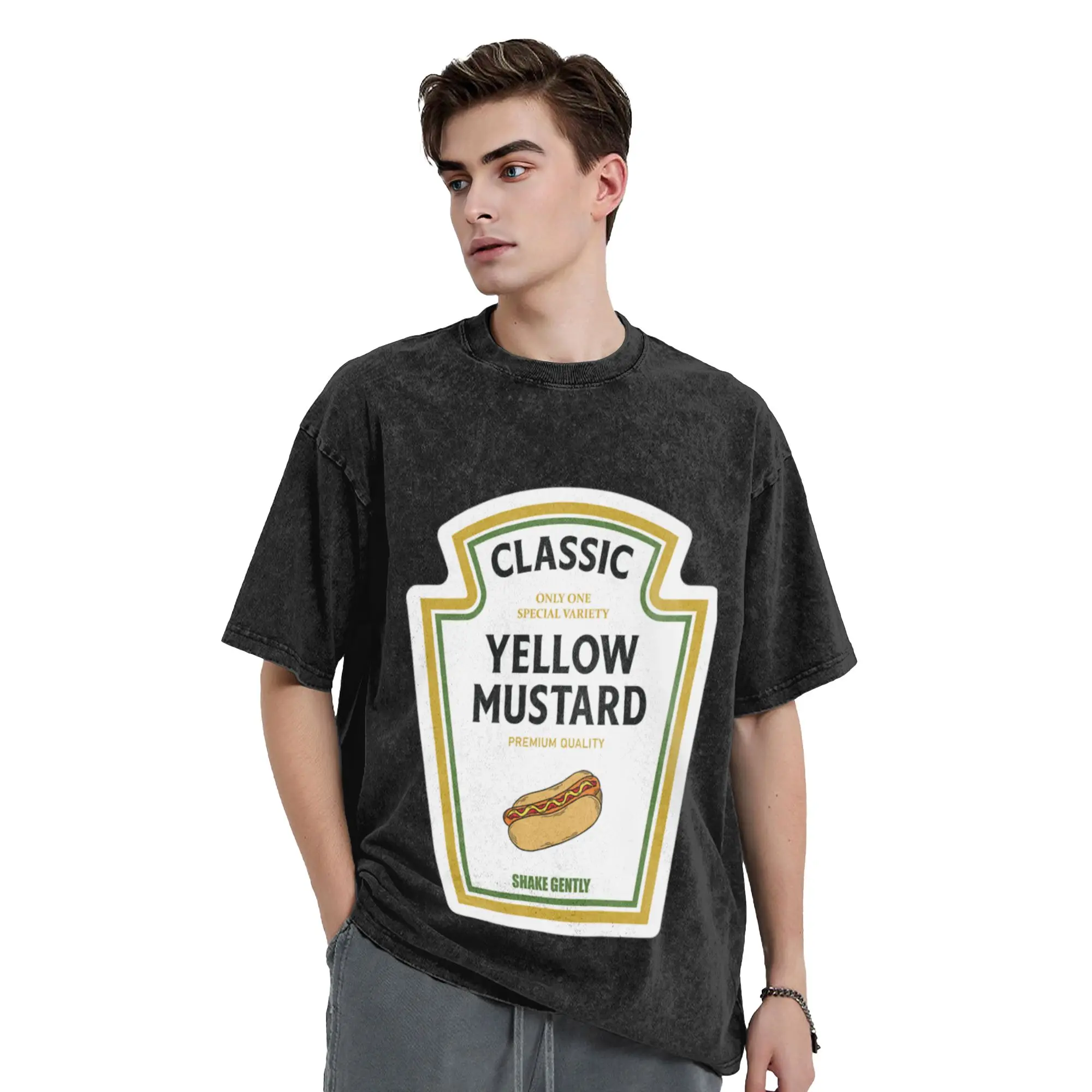 Mustard Halloween 2026 Family Couple Team Matching Costume Ketchup Mayonnaise A Vintage Oversized Cotton Unisex T-Shirts