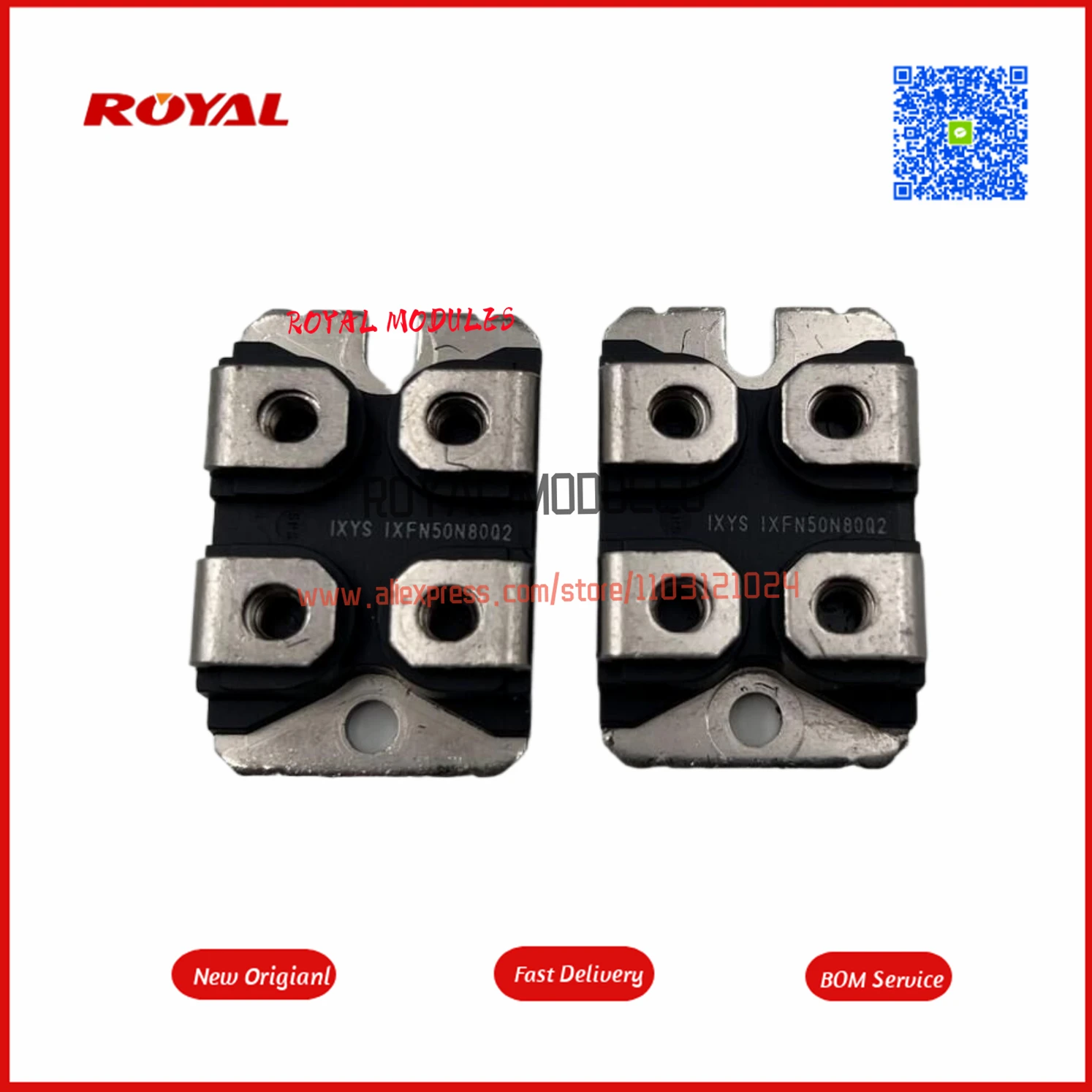 IXFN50N80Q2 IXFN80N50Q2 IXFN100N50 IXFN100N50P وحدة جديدة