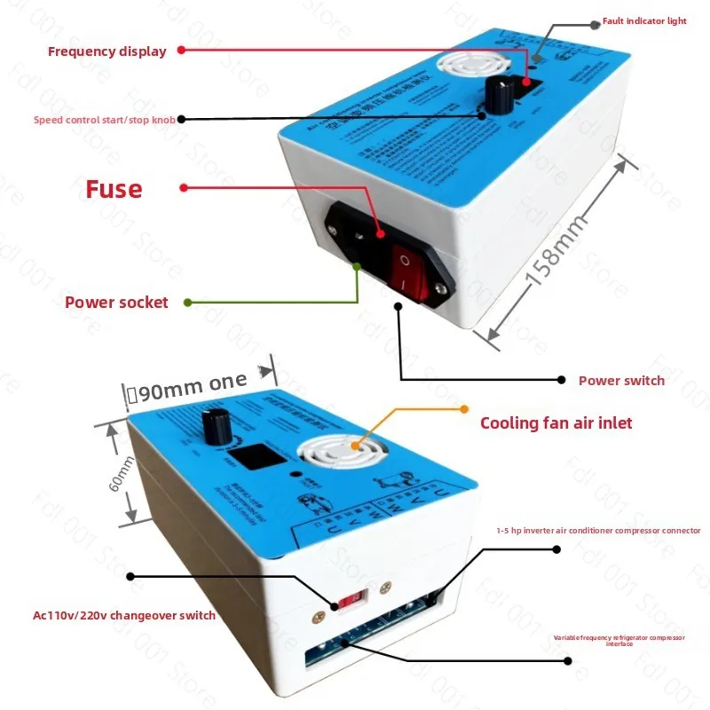 Variable Frequency Air Conditioning Compressor Detector, Air Conditioning DC Fan Detection Board, Refrigerator Compressor