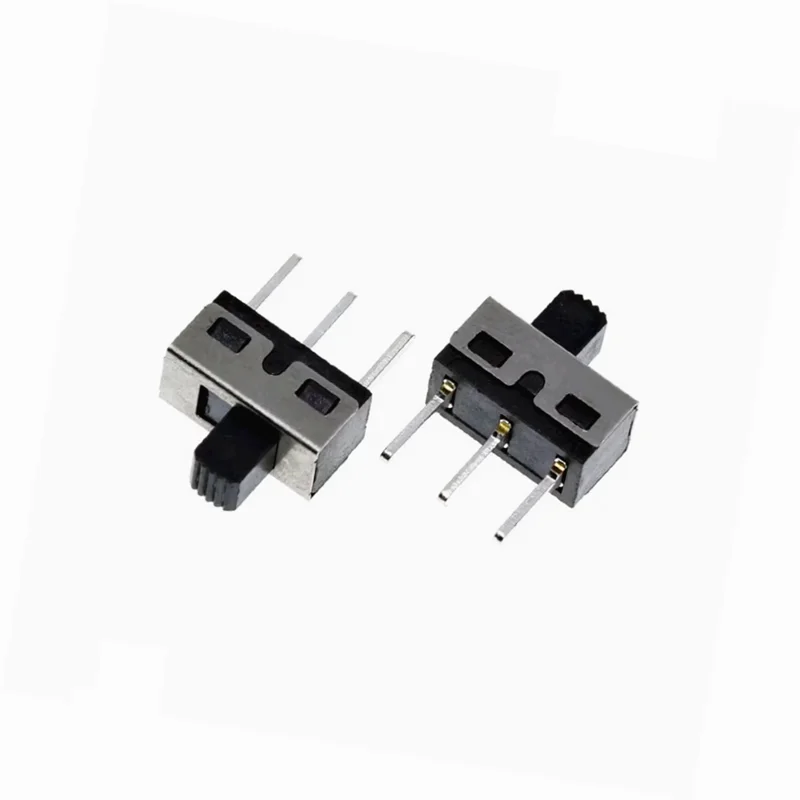 10PCS SS12D10 SS12D11 Toggle Switch 3Pins Straight Feet 1P2T Handle High 5mm Spacing Of 4.7mm 3A 250V SS12D10G5