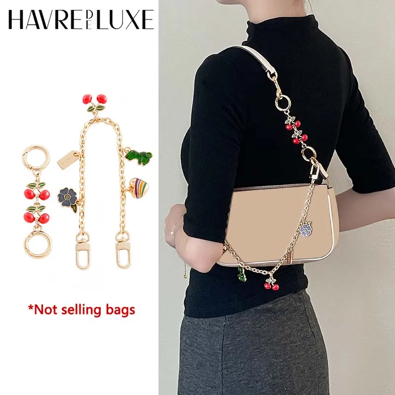 

Cherry extension chain for nolita 19 armpit bag shoulder strap chain bag extension chain bag accessories