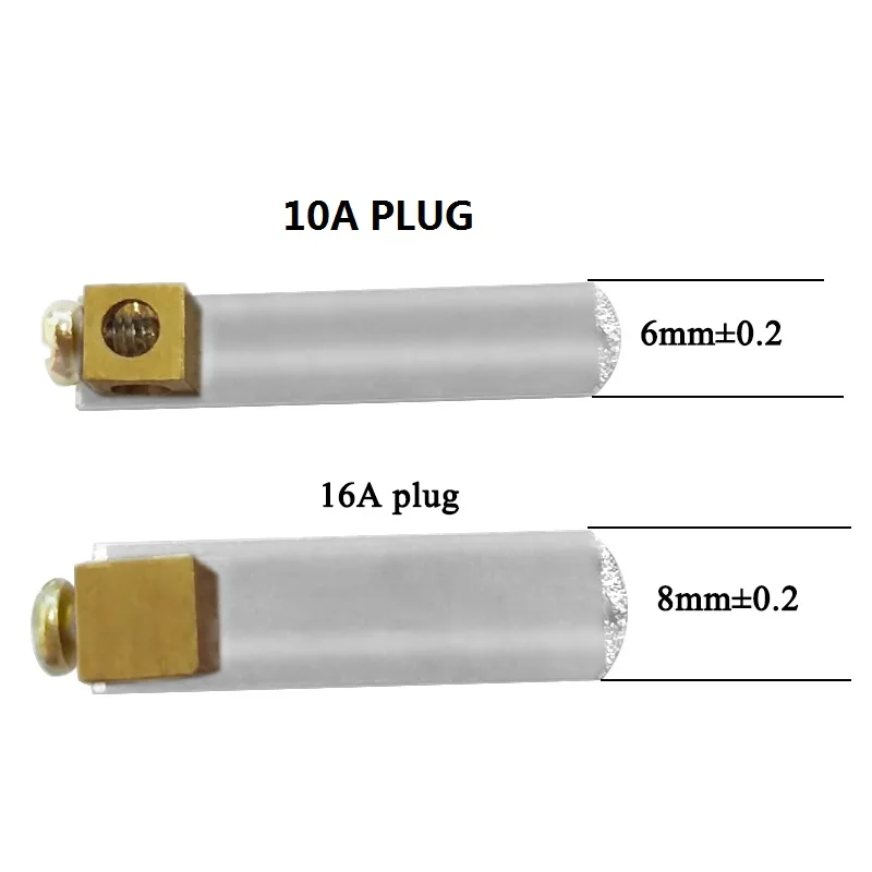 White Australia standard 16A/10A  250V Three-pole power plug Detachable plug Assembly AU connection plug  2/5/10/20pcs