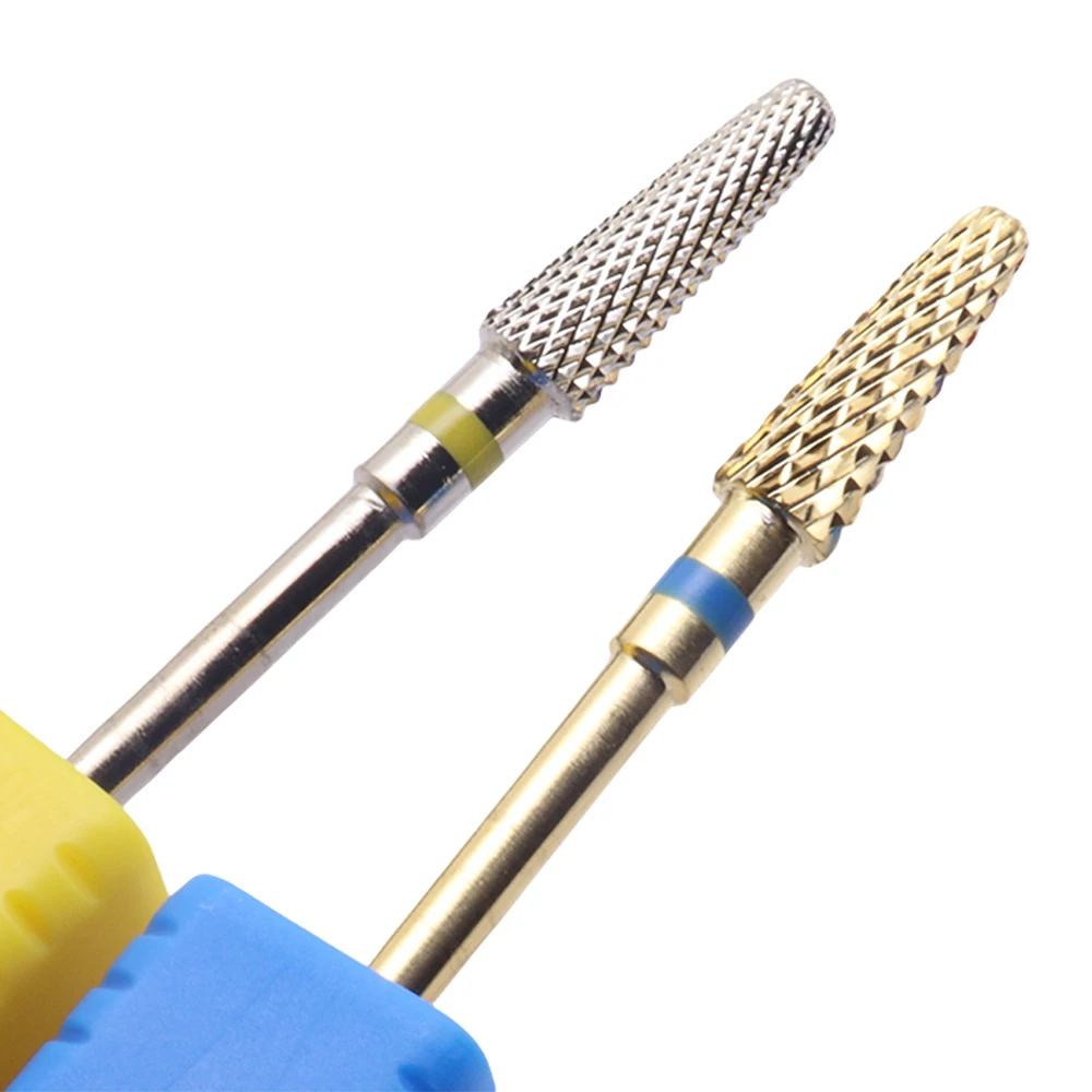 لقم مثقاب الأظافر 3/32 بوصة - لقم تايفون، ثنائية الاتجاه، لقمة كربيد (ناعمة)، إزالة سريعة، شكل وأظافر أكريليك ناعمة أو جل، تابع دقيق