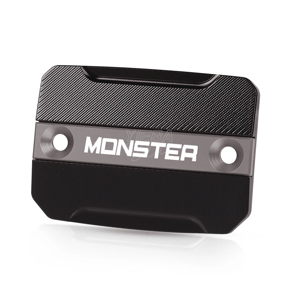 Motorcycle CNC Accessories Front Brake Fluid Tank Reservoir Cover Oil Cap For Ducati Monster 821 796 795 696 695 MONSTER