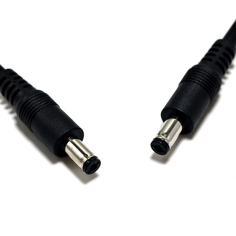 18AWG DC Power Plug 5.5 X 2.1mm Male To 5.5 X 2.1mm Male CCTV Adapter Connector Cable 12V 10A Power Extension Cords 0.5m/1m
