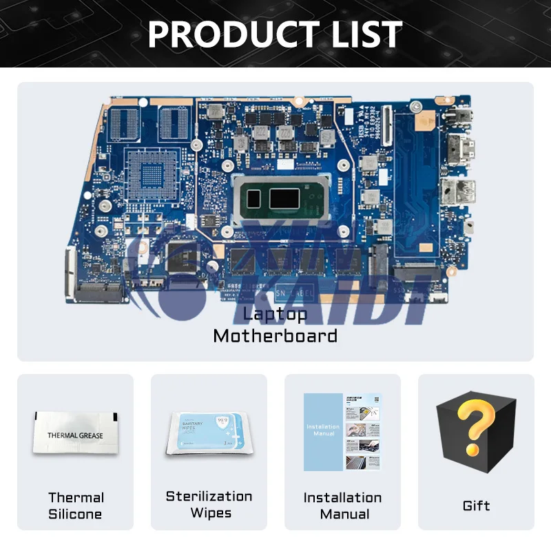 Computer Moederbord Voor ASUS UX431FAC RX431F BX431F UX431FN UX431FLC Laptop Moederbord I3 I5 I7 8th 10th Gen 4G 8G 16GB RAM