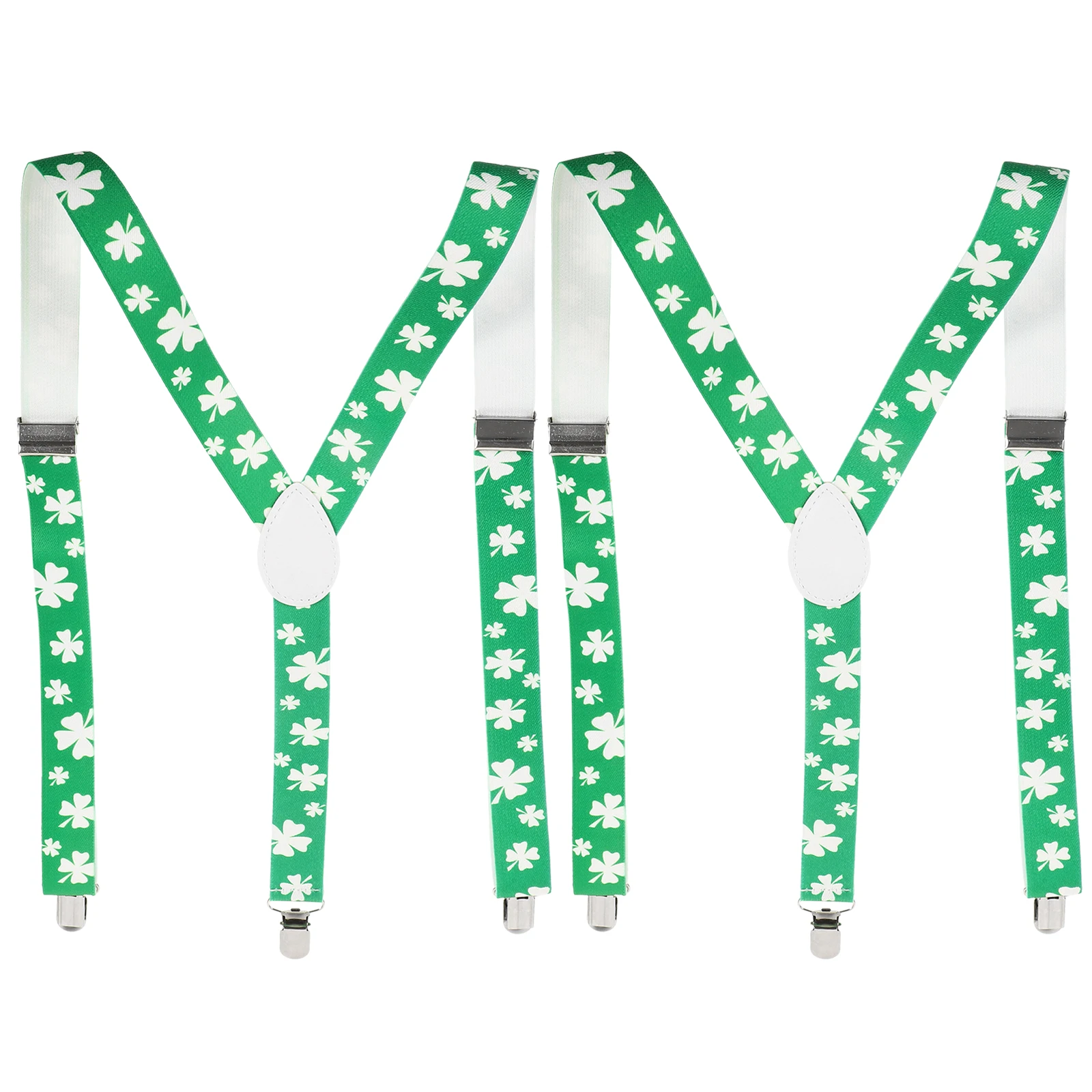 

2pcs Suspenders Elastic Adjustable Clip On Trousers Jeans Pants Men Women Durable Unisex Accessory Birthday Party
