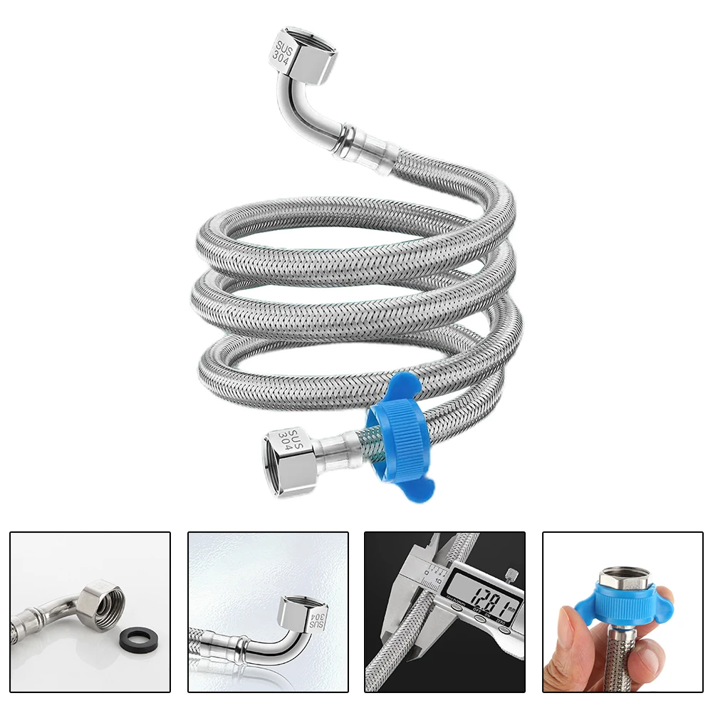 Flexible Pipe Contectors Elbow Flexible Hose Pipes Plumbing Bathrooms Kitchens Fixtures Garden Water Plumbing Connection