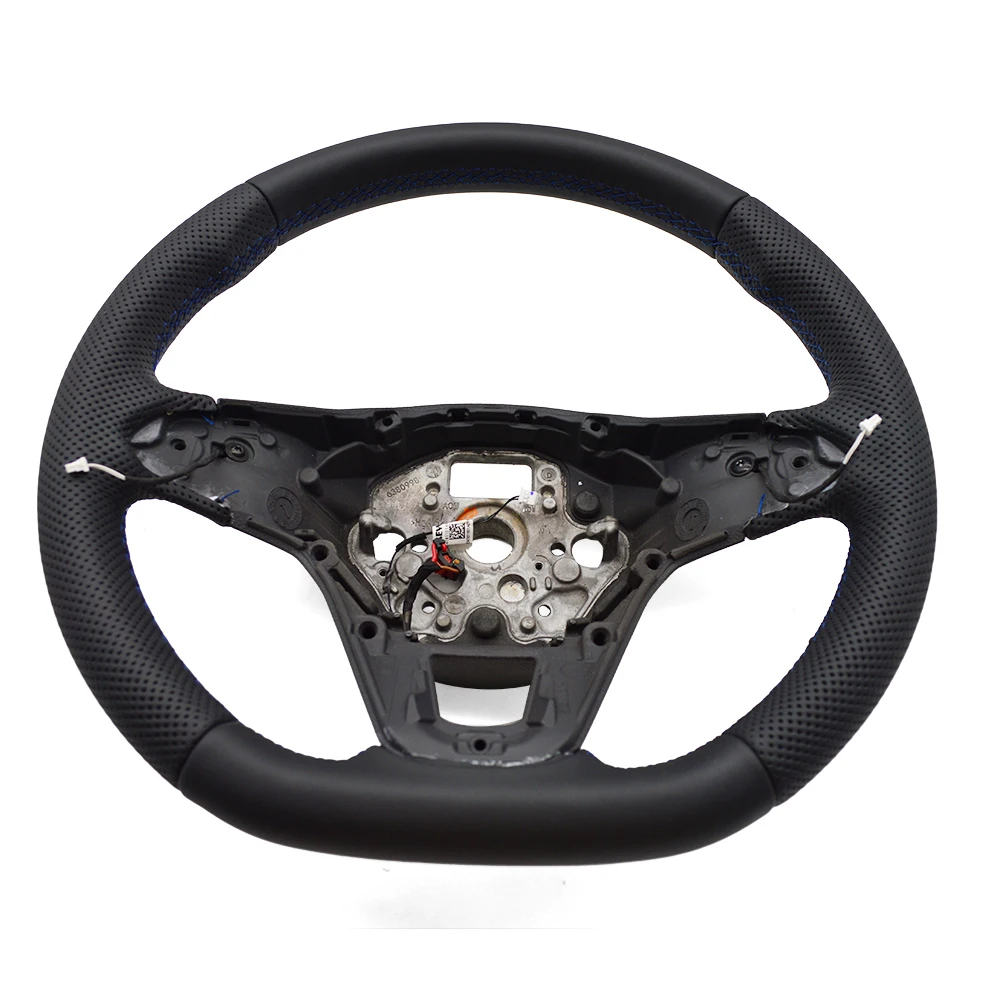 For Passat B8.5 Variant multi-Function Steering Wheel Heated With Blue Stitches