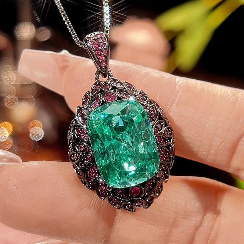 Retro Jewelry New Arrival Copper Base Luxury Statement Pendant Necklace Women's Mother's Day Gift
