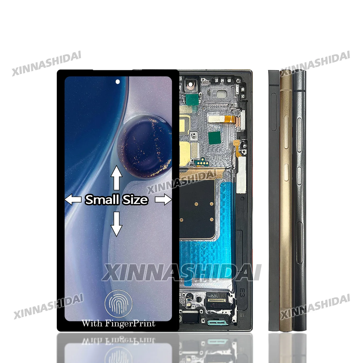 100%Tested Small Size OLED For Samsung Galaxy S24 Ultra LCD Display Touch Screen  for S24 Ultra Frame Digitizer Replacement Part