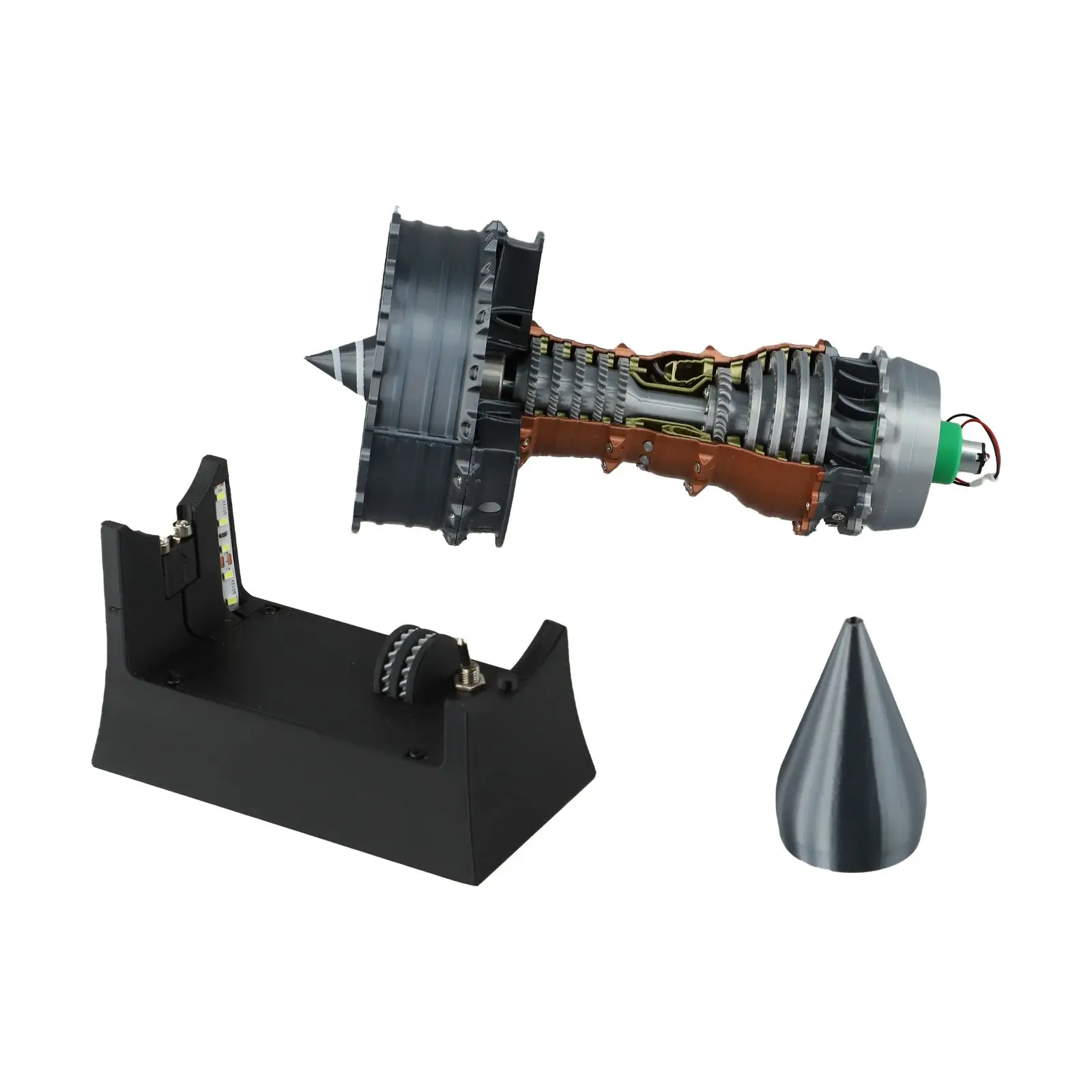 

A380 Engine Model Adjustable Speed Engine Educational Model Toy Craftsmanship And Design For Aviation Collectors