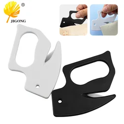 Plastic Letter Opener Mini Sharp Letter Mail Envelope Security Documents Opener Guarded Cutter Blade Office Equipment