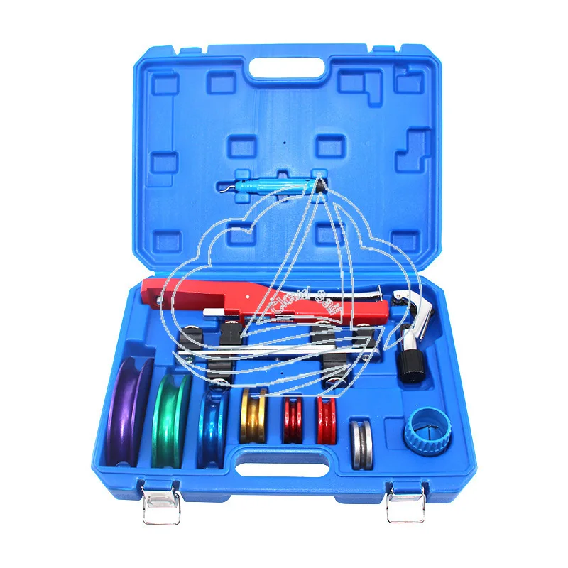 CT-999F-C CT-274 Combination Pipe Bender 6-22mm Manual Aluminum Disc Ratchet Force-Saving with New Plastic Box