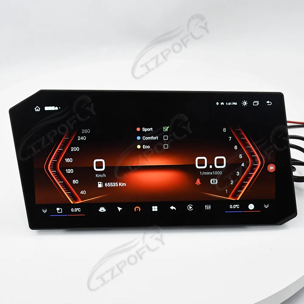 Dual 12.9 Inch Android 13 CarPlay Car Radio For BMW 3 Series GT 2018-2020 Touch Screen Multimedia Player GPS Navigation 4G WIFI