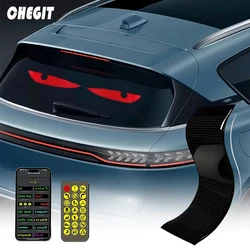 Demon Eyes Car LED Logo APP LED Matrix Pixel Panel Night Light DIY Programmable Flexible LED Display for Car Truck Accessories